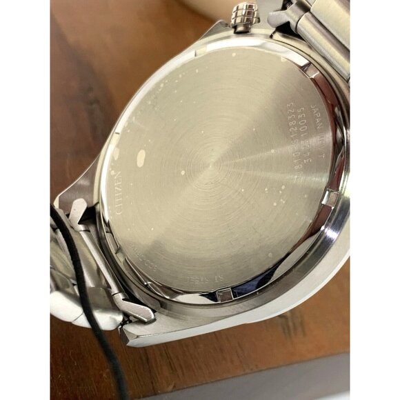 Citizen Men's Watch AW1711-52L Eco Drive Blue Dial Silver Stainless Steel 44mm - Picture 7 of 15